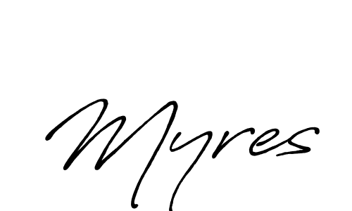 The best way (Antro_Vectra_Bolder) to make a short signature is to pick only two or three words in your name. The name Myres include a total of six letters. For converting this name. Myres signature style 7 images and pictures png