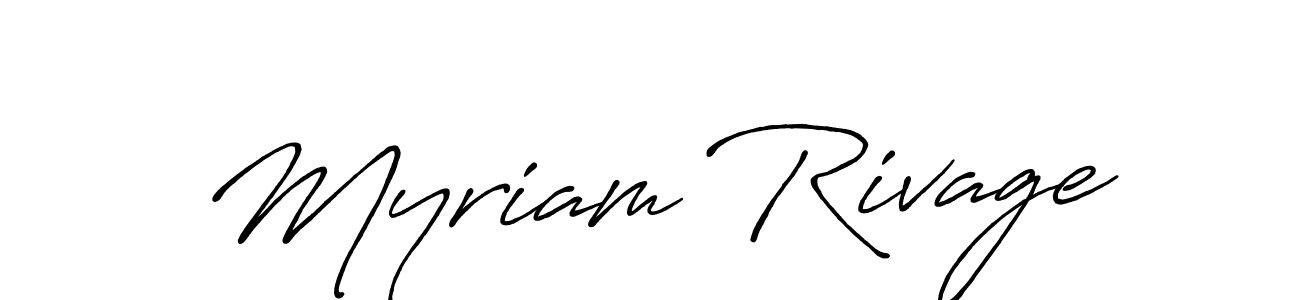 Best and Professional Signature Style for Myriam Rivage. Antro_Vectra_Bolder Best Signature Style Collection. Myriam Rivage signature style 7 images and pictures png