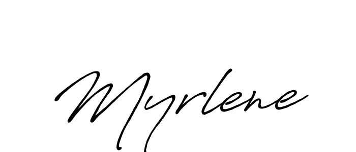 Antro_Vectra_Bolder is a professional signature style that is perfect for those who want to add a touch of class to their signature. It is also a great choice for those who want to make their signature more unique. Get Myrlene name to fancy signature for free. Myrlene signature style 7 images and pictures png