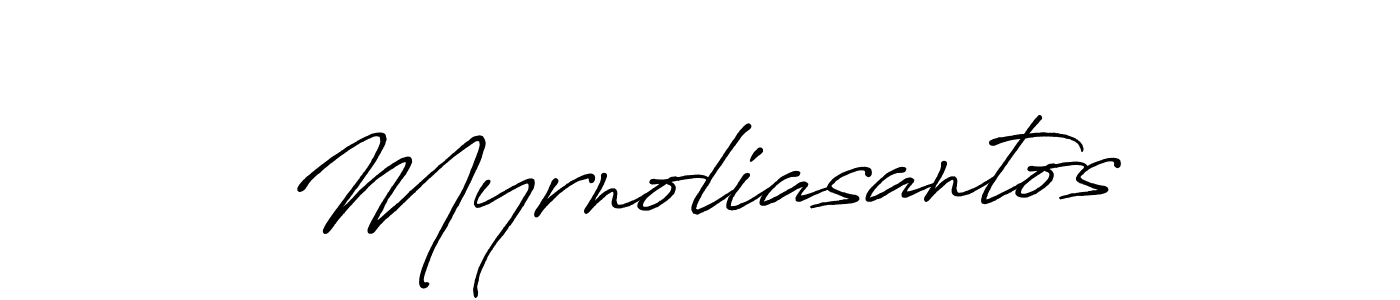 Also we have Myrnoliasantos name is the best signature style. Create professional handwritten signature collection using Antro_Vectra_Bolder autograph style. Myrnoliasantos signature style 7 images and pictures png