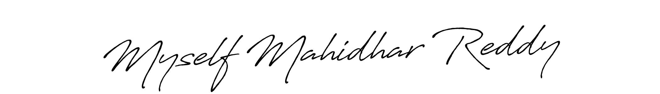 How to Draw Myself Mahidhar Reddy signature style? Antro_Vectra_Bolder is a latest design signature styles for name Myself Mahidhar Reddy. Myself Mahidhar Reddy signature style 7 images and pictures png
