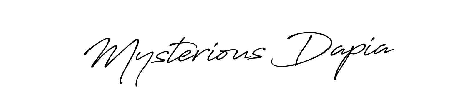 Here are the top 10 professional signature styles for the name Mysterious Dapia. These are the best autograph styles you can use for your name. Mysterious Dapia signature style 7 images and pictures png