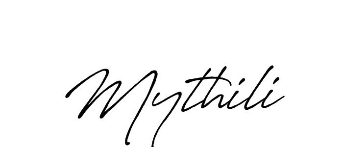 Make a beautiful signature design for name Mythili. With this signature (Antro_Vectra_Bolder) style, you can create a handwritten signature for free. Mythili signature style 7 images and pictures png