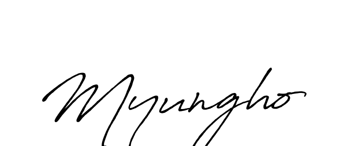 Make a beautiful signature design for name Myungho. Use this online signature maker to create a handwritten signature for free. Myungho signature style 7 images and pictures png