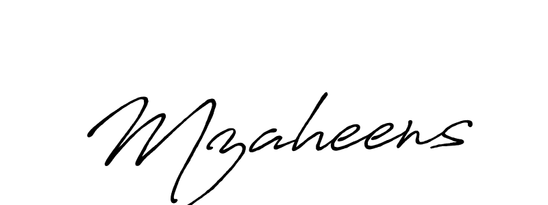 Also You can easily find your signature by using the search form. We will create Mzaheens name handwritten signature images for you free of cost using Antro_Vectra_Bolder sign style. Mzaheens signature style 7 images and pictures png