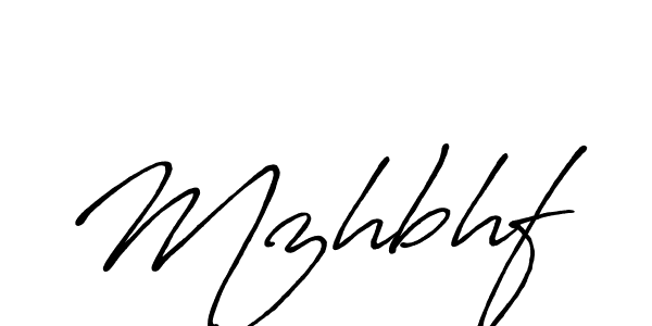 How to make Mzhbhf name signature. Use Antro_Vectra_Bolder style for creating short signs online. This is the latest handwritten sign. Mzhbhf signature style 7 images and pictures png