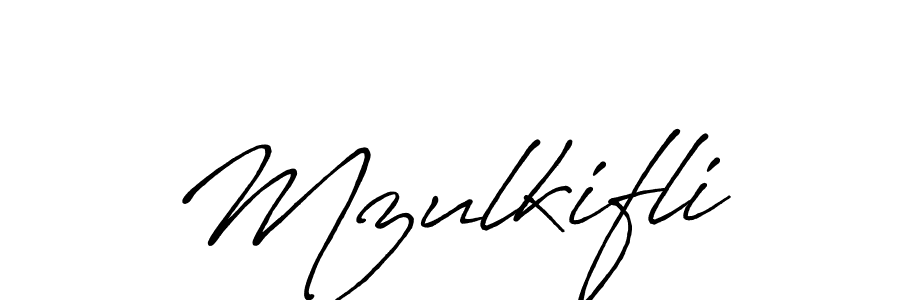 How to make Mzulkifli name signature. Use Antro_Vectra_Bolder style for creating short signs online. This is the latest handwritten sign. Mzulkifli signature style 7 images and pictures png