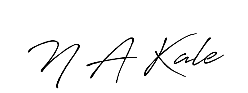 N A Kale stylish signature style. Best Handwritten Sign (Antro_Vectra_Bolder) for my name. Handwritten Signature Collection Ideas for my name N A Kale. N A Kale signature style 7 images and pictures png