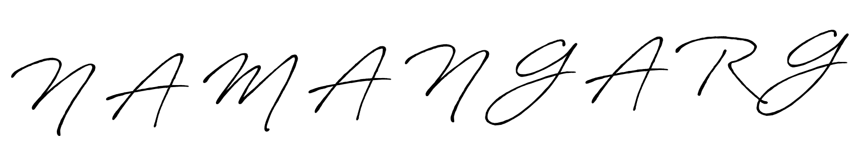 The best way (Antro_Vectra_Bolder) to make a short signature is to pick only two or three words in your name. The name N A M A N G A R G include a total of six letters. For converting this name. N A M A N G A R G signature style 7 images and pictures png