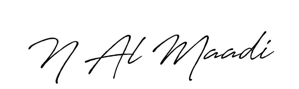 You can use this online signature creator to create a handwritten signature for the name N Al Maadi. This is the best online autograph maker. N Al Maadi signature style 7 images and pictures png