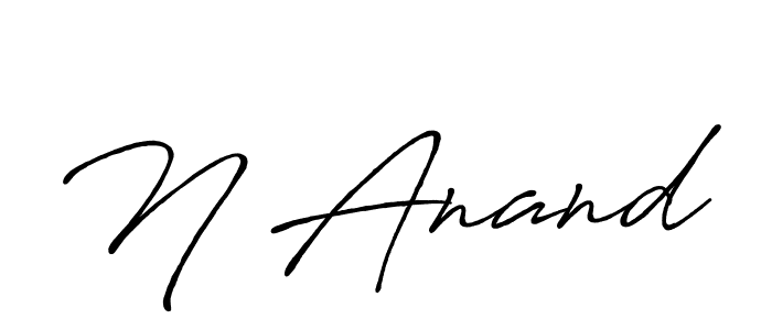 N Anand stylish signature style. Best Handwritten Sign (Antro_Vectra_Bolder) for my name. Handwritten Signature Collection Ideas for my name N Anand. N Anand signature style 7 images and pictures png