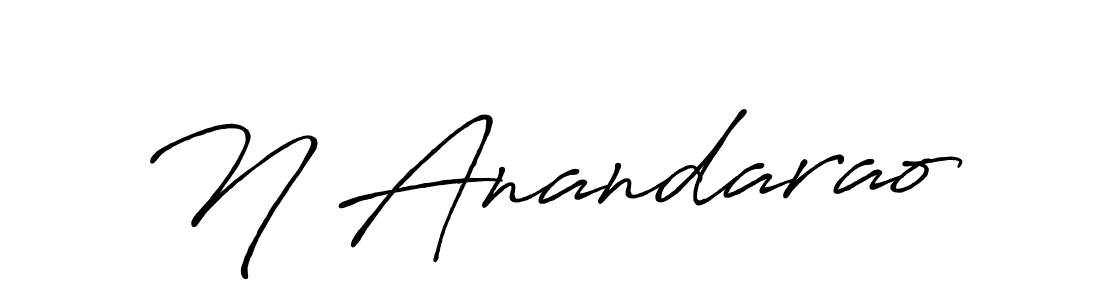 Make a beautiful signature design for name N Anandarao. Use this online signature maker to create a handwritten signature for free. N Anandarao signature style 7 images and pictures png