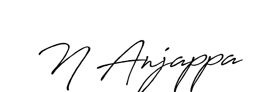 You should practise on your own different ways (Antro_Vectra_Bolder) to write your name (N Anjappa) in signature. don't let someone else do it for you. N Anjappa signature style 7 images and pictures png