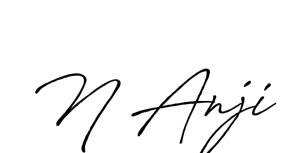It looks lik you need a new signature style for name N Anji. Design unique handwritten (Antro_Vectra_Bolder) signature with our free signature maker in just a few clicks. N Anji signature style 7 images and pictures png