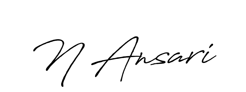 Make a short N Ansari signature style. Manage your documents anywhere anytime using Antro_Vectra_Bolder. Create and add eSignatures, submit forms, share and send files easily. N Ansari signature style 7 images and pictures png