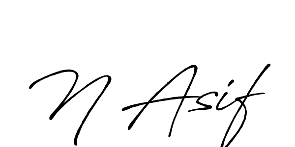 You can use this online signature creator to create a handwritten signature for the name N Asif. This is the best online autograph maker. N Asif signature style 7 images and pictures png