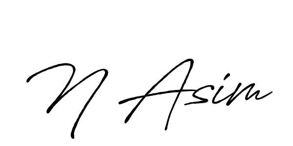 You can use this online signature creator to create a handwritten signature for the name N Asim. This is the best online autograph maker. N Asim signature style 7 images and pictures png