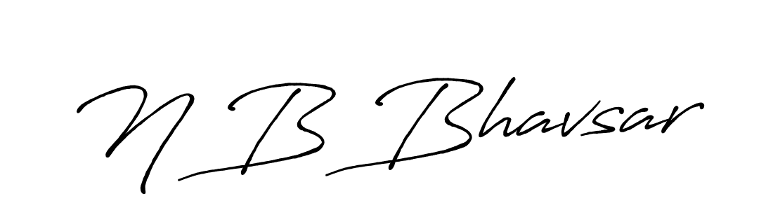 It looks lik you need a new signature style for name N B Bhavsar. Design unique handwritten (Antro_Vectra_Bolder) signature with our free signature maker in just a few clicks. N B Bhavsar signature style 7 images and pictures png