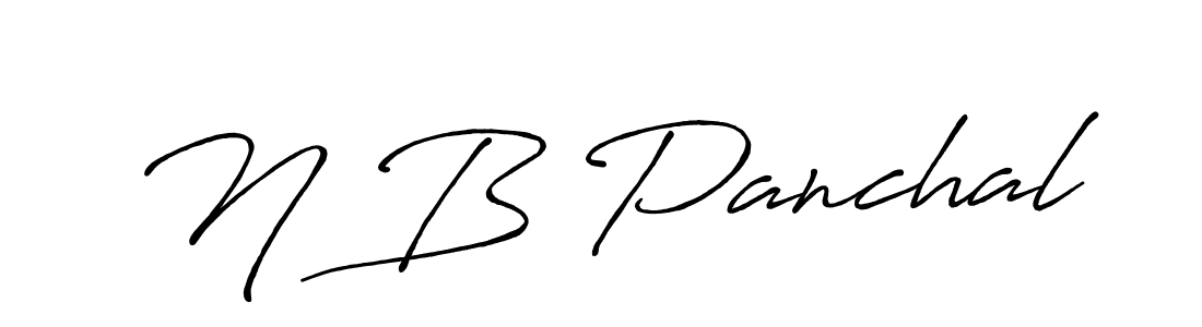 Make a beautiful signature design for name N B Panchal. Use this online signature maker to create a handwritten signature for free. N B Panchal signature style 7 images and pictures png