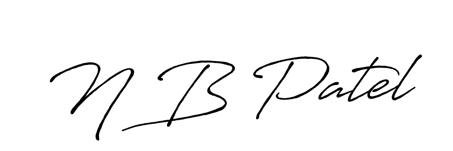 It looks lik you need a new signature style for name N B Patel. Design unique handwritten (Antro_Vectra_Bolder) signature with our free signature maker in just a few clicks. N B Patel signature style 7 images and pictures png