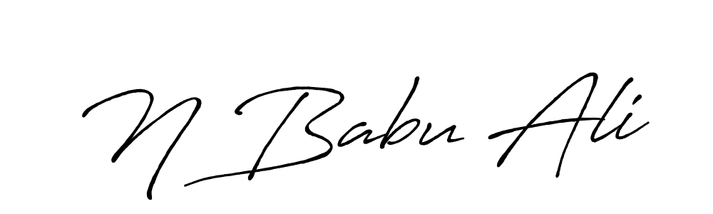 See photos of N Babu Ali official signature by Spectra . Check more albums & portfolios. Read reviews & check more about Antro_Vectra_Bolder font. N Babu Ali signature style 7 images and pictures png