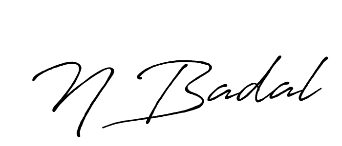 It looks lik you need a new signature style for name N Badal. Design unique handwritten (Antro_Vectra_Bolder) signature with our free signature maker in just a few clicks. N Badal signature style 7 images and pictures png
