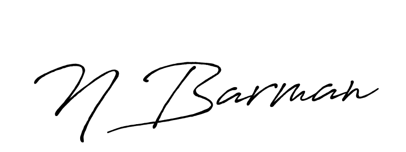 Use a signature maker to create a handwritten signature online. With this signature software, you can design (Antro_Vectra_Bolder) your own signature for name N Barman. N Barman signature style 7 images and pictures png