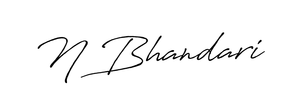 Here are the top 10 professional signature styles for the name N Bhandari. These are the best autograph styles you can use for your name. N Bhandari signature style 7 images and pictures png