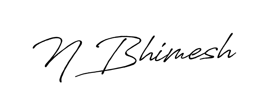 See photos of N Bhimesh official signature by Spectra . Check more albums & portfolios. Read reviews & check more about Antro_Vectra_Bolder font. N Bhimesh signature style 7 images and pictures png