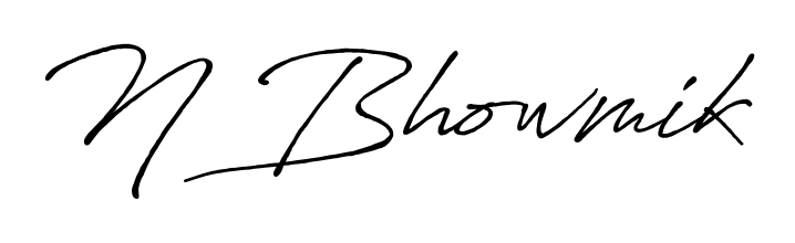 You should practise on your own different ways (Antro_Vectra_Bolder) to write your name (N Bhowmik) in signature. Don't let someone else do it for you. N Bhowmik signature style 7 images and pictures png
