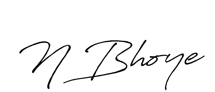 Once you've used our free online signature maker to create your best signature Antro_Vectra_Bolder style, it's time to enjoy all of the benefits that N Bhoye name signing documents. N Bhoye signature style 7 images and pictures png