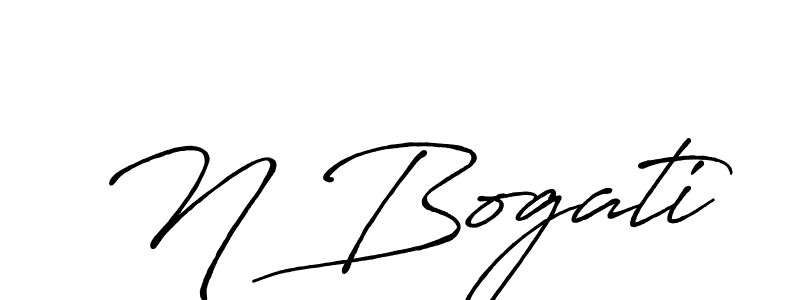 How to Draw N Bogati signature style? Antro_Vectra_Bolder is a latest design signature styles for name N Bogati. N Bogati signature style 7 images and pictures png