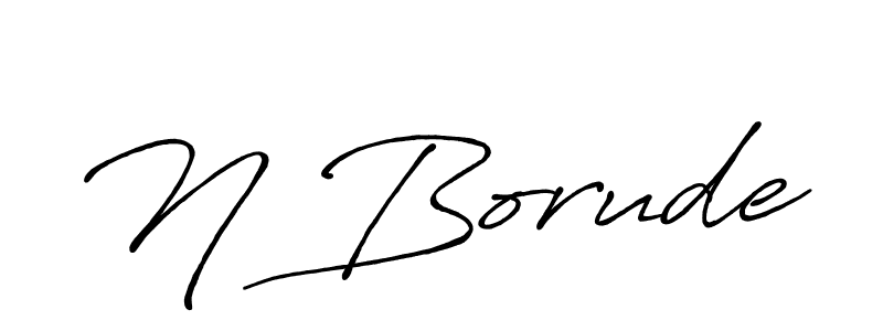 See photos of N Borude official signature by Spectra . Check more albums & portfolios. Read reviews & check more about Antro_Vectra_Bolder font. N Borude signature style 7 images and pictures png