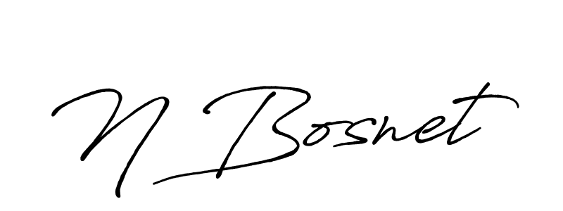 How to make N Bosnet signature? Antro_Vectra_Bolder is a professional autograph style. Create handwritten signature for N Bosnet name. N Bosnet signature style 7 images and pictures png