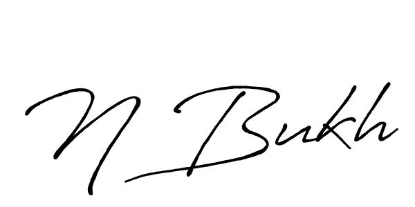 You should practise on your own different ways (Antro_Vectra_Bolder) to write your name (N Bukh) in signature. don't let someone else do it for you. N Bukh signature style 7 images and pictures png