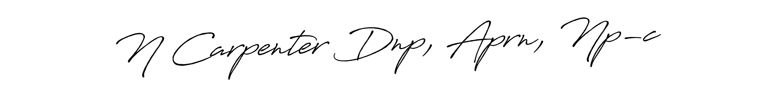 How to make N Carpenter Dnp, Aprn, Np-c signature? Antro_Vectra_Bolder is a professional autograph style. Create handwritten signature for N Carpenter Dnp, Aprn, Np-c name. N Carpenter Dnp, Aprn, Np-c signature style 7 images and pictures png