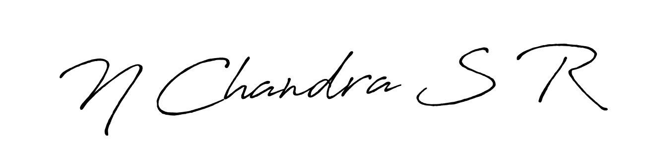 Best and Professional Signature Style for N Chandra S R. Antro_Vectra_Bolder Best Signature Style Collection. N Chandra S R signature style 7 images and pictures png