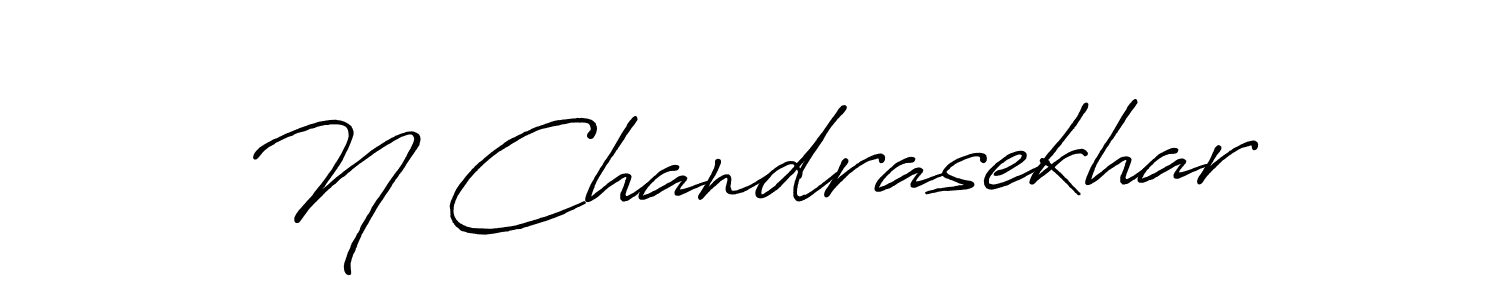 Make a beautiful signature design for name N Chandrasekhar. With this signature (Antro_Vectra_Bolder) style, you can create a handwritten signature for free. N Chandrasekhar signature style 7 images and pictures png