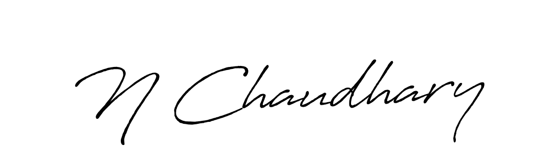 Similarly Antro_Vectra_Bolder is the best handwritten signature design. Signature creator online .You can use it as an online autograph creator for name N Chaudhary. N Chaudhary signature style 7 images and pictures png