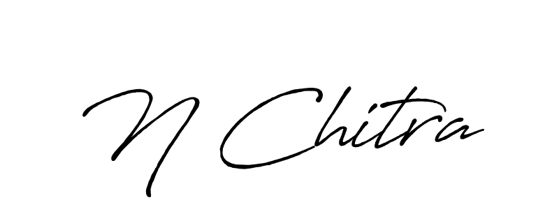 if you are searching for the best signature style for your name N Chitra. so please give up your signature search. here we have designed multiple signature styles  using Antro_Vectra_Bolder. N Chitra signature style 7 images and pictures png