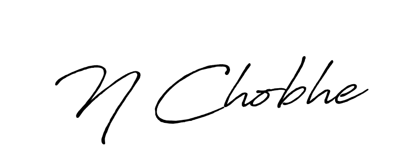 Similarly Antro_Vectra_Bolder is the best handwritten signature design. Signature creator online .You can use it as an online autograph creator for name N Chobhe. N Chobhe signature style 7 images and pictures png