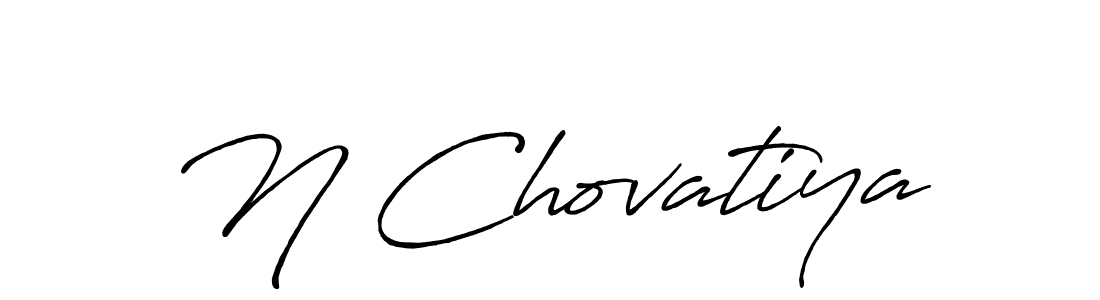 Make a short N Chovatiya signature style. Manage your documents anywhere anytime using Antro_Vectra_Bolder. Create and add eSignatures, submit forms, share and send files easily. N Chovatiya signature style 7 images and pictures png