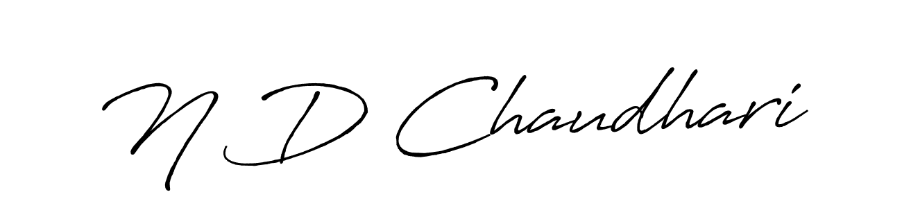 Antro_Vectra_Bolder is a professional signature style that is perfect for those who want to add a touch of class to their signature. It is also a great choice for those who want to make their signature more unique. Get N D Chaudhari name to fancy signature for free. N D Chaudhari signature style 7 images and pictures png