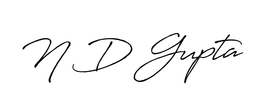 Also we have N D Gupta name is the best signature style. Create professional handwritten signature collection using Antro_Vectra_Bolder autograph style. N D Gupta signature style 7 images and pictures png