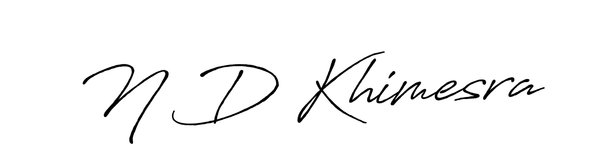 Antro_Vectra_Bolder is a professional signature style that is perfect for those who want to add a touch of class to their signature. It is also a great choice for those who want to make their signature more unique. Get N D Khimesra name to fancy signature for free. N D Khimesra signature style 7 images and pictures png