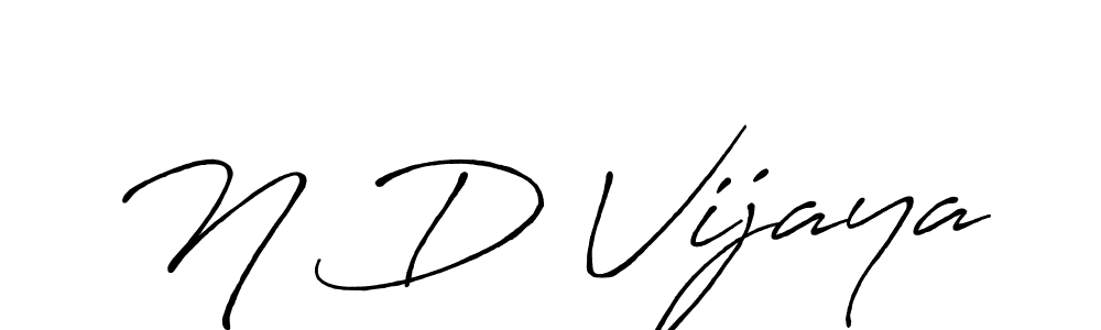 Use a signature maker to create a handwritten signature online. With this signature software, you can design (Antro_Vectra_Bolder) your own signature for name N D Vijaya. N D Vijaya signature style 7 images and pictures png