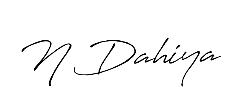 Make a beautiful signature design for name N Dahiya. Use this online signature maker to create a handwritten signature for free. N Dahiya signature style 7 images and pictures png