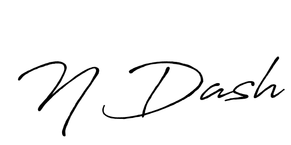Make a beautiful signature design for name N Dash. Use this online signature maker to create a handwritten signature for free. N Dash signature style 7 images and pictures png