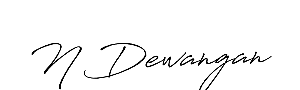Use a signature maker to create a handwritten signature online. With this signature software, you can design (Antro_Vectra_Bolder) your own signature for name N Dewangan. N Dewangan signature style 7 images and pictures png