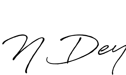 Similarly Antro_Vectra_Bolder is the best handwritten signature design. Signature creator online .You can use it as an online autograph creator for name N Dey. N Dey signature style 7 images and pictures png